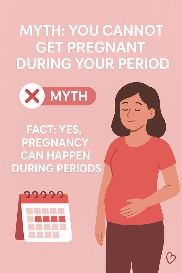 ❌ Myth: You Cannot Get Pregnant During Your Period | ✅ Love4U Busts the Truth - Love4u
