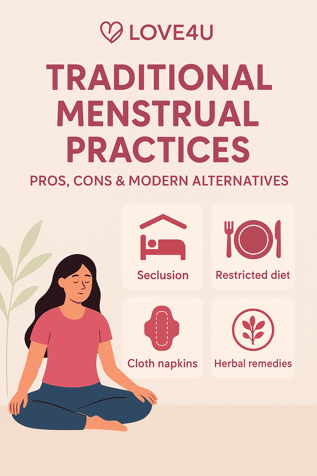 🌸 Traditional Menstrual Practices: Pros & Cons | Love4U Menstrual Care Blog - Love4u